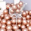 10 Inch Metallic Pink Balloons Metal Blue Silver Gold Balloon Wedding Anniversary Birthday Party Baby Shower Decoration