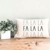 1PCS Christmas Pillowcases: FA LA LA, Merry Christmas, Let It Snow, Joy Designs! Sofa bed cushion cover,home decoration