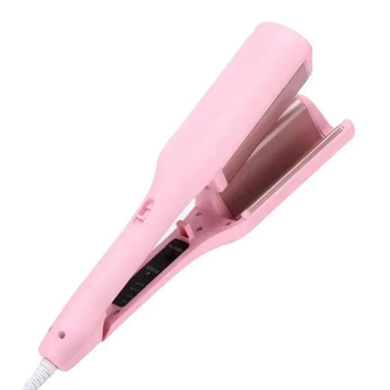 French Egg Roll Curling Iron - Wave Pattern Ion Hair Clips Curling Tool, Suitable for Large Wave Curls and Wool Curls