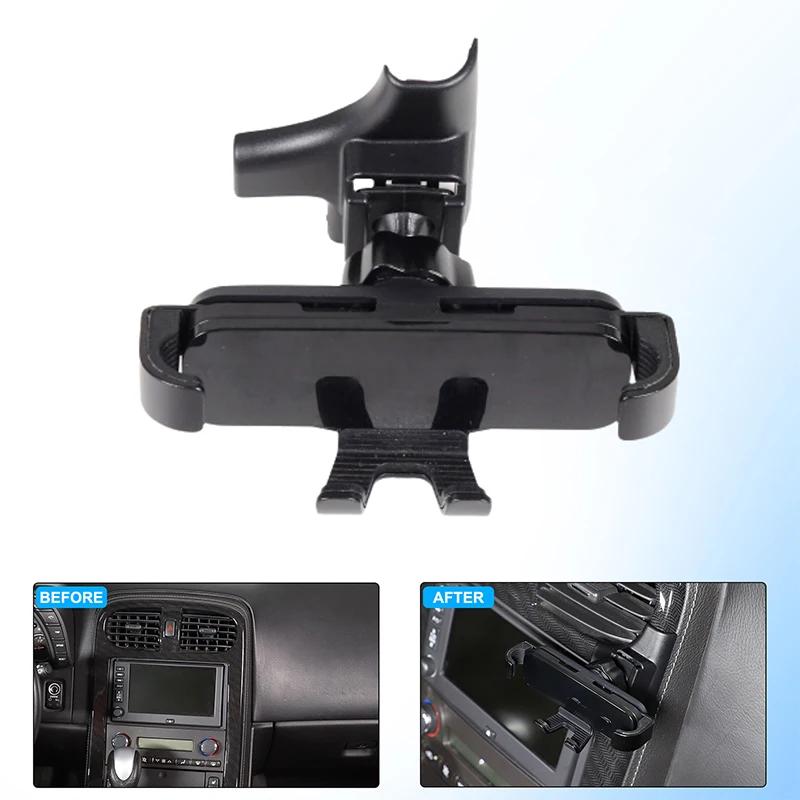 Für Chevrolet Corvette C6 2005-2013 ABS Mittelkonsolen-Luftauslass Handyhalter GPS Kabellose Lade-Navigationshalterung
