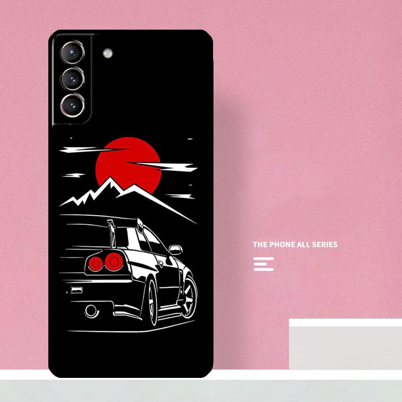 Japan JDM Sports Cars Male Men Phone Case For Samsung Galaxy S26 S25 S24 S20 S21 S22 S23 Ultra S10 Plus S25 FE Cover Coque