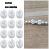 20Pcs Blind Beads Chain Crimp Stops for Roller Shade Applicable Beads Diameter 4mm Plastic Curtain Beaded Chain Stoppers