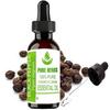 Pure Kruiden Zwarte peper (Piper nigrum) Pure & Natural etherische olie van therapeutische kwaliteit, plastic verpakking met druppelaar.