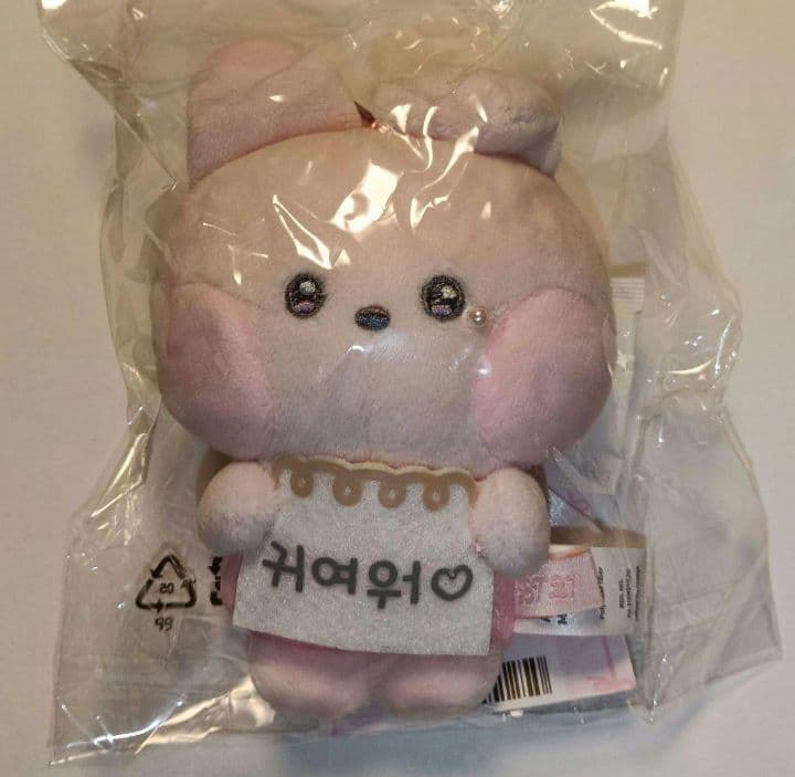 [USED] BT21 minini plush key ring RIBBONED YOU COOKY