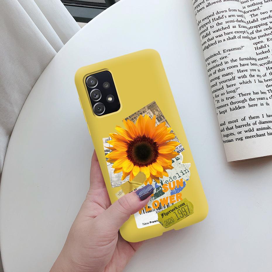 Für Samsung A52 Hülle Silikon Weich Niedlich Rückseite Stoßstange Funda Für Samsung Galaxy A52 5G GalaxyA52 A 52 2021 SM-A526B Hülle Coque