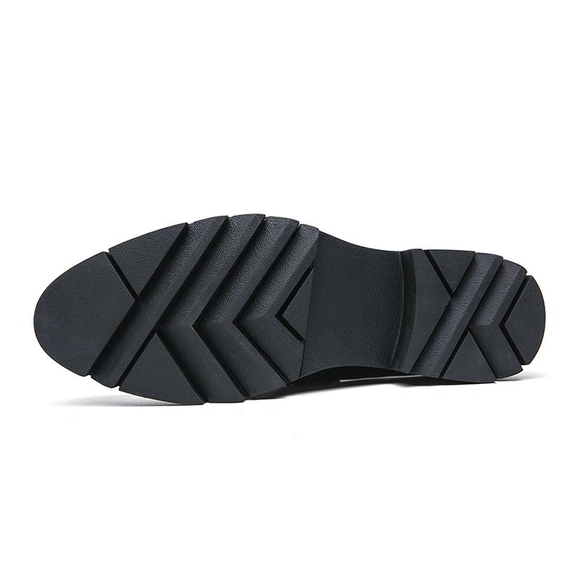 Leather Shoes Man Casual Loafers Luxury Design Slip On Male Dress Shoes Leisure Style Big Size Good Wear-resistant Sole