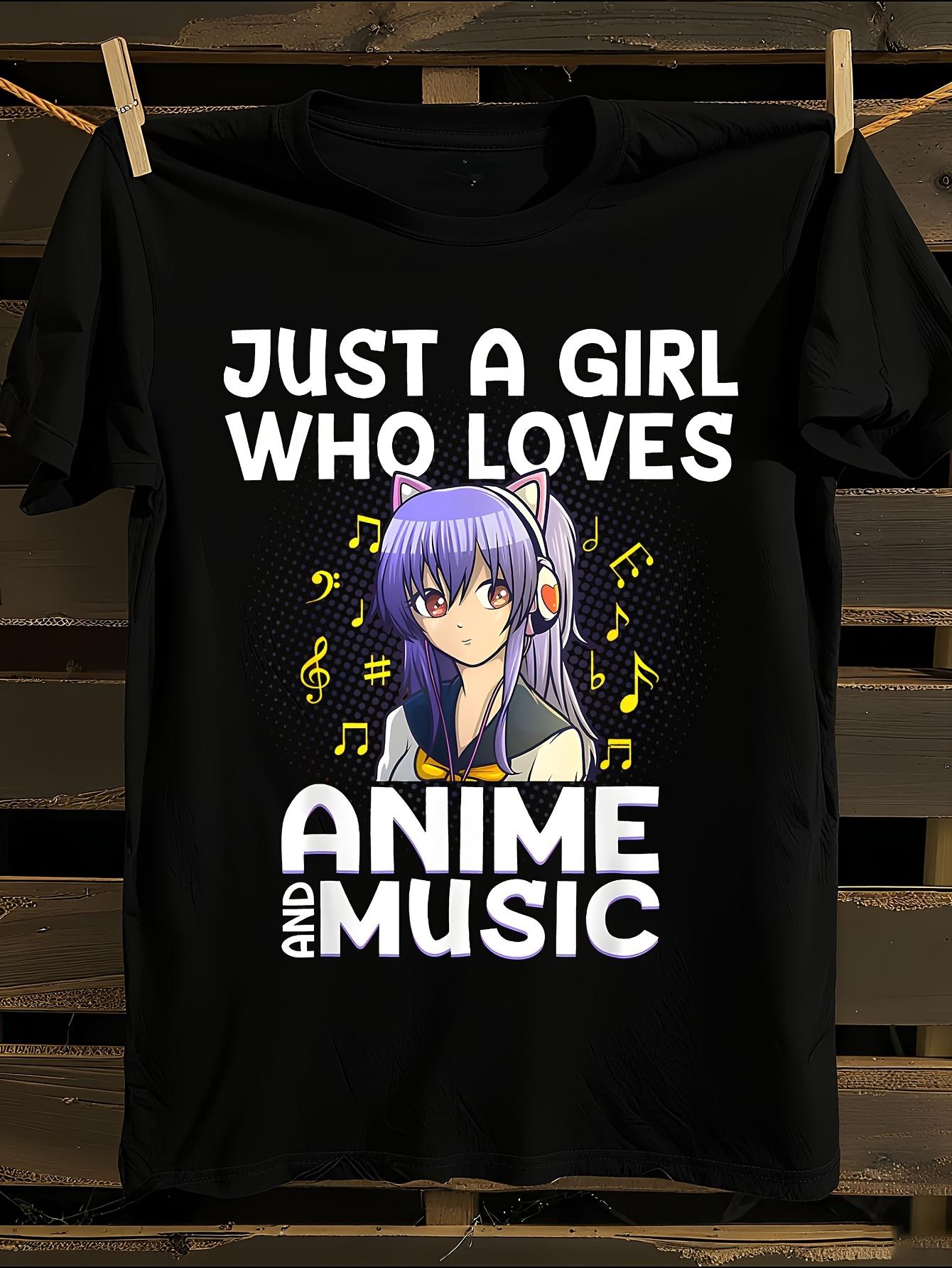 WoAnime Tshirt Anime Music Lover Graphic Tshirt XXL