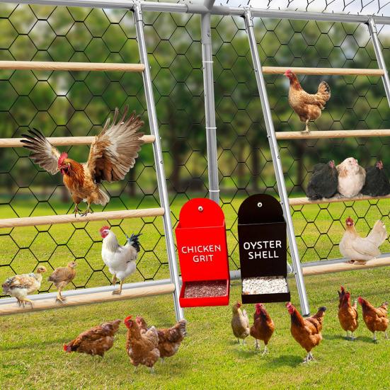 Chicken Grit Feeder Oyster Shell Feeder Hanging Chicken Grit Feeder Calcium Nutrient