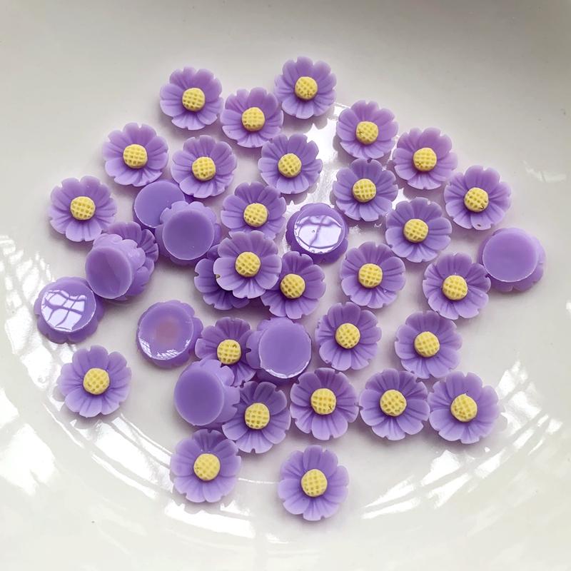 80Pcs/Pack 10mm Rose Flower Resin FlatBack Glue On Clothe/Bag Decoration DIY 80Pcs/Pack 10mm Rose Flower Resin FlatBack Glue On Clothe/Bag Decoration DIY