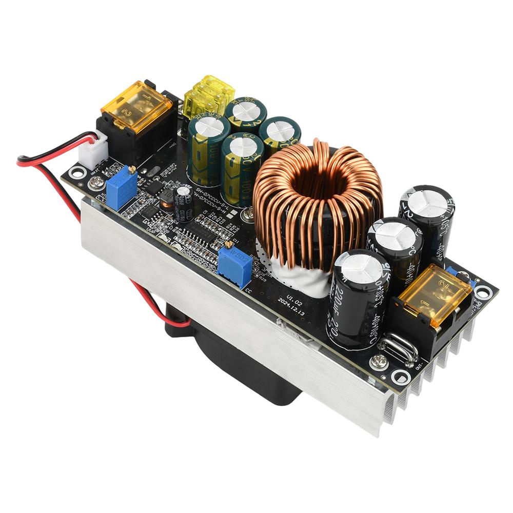 1800W 40A DC-DC Boost Converter Step Up Power Supply Module DC14-60V to 14-90V or DC14-85V to 14-120V Adjustable Voltage Charger