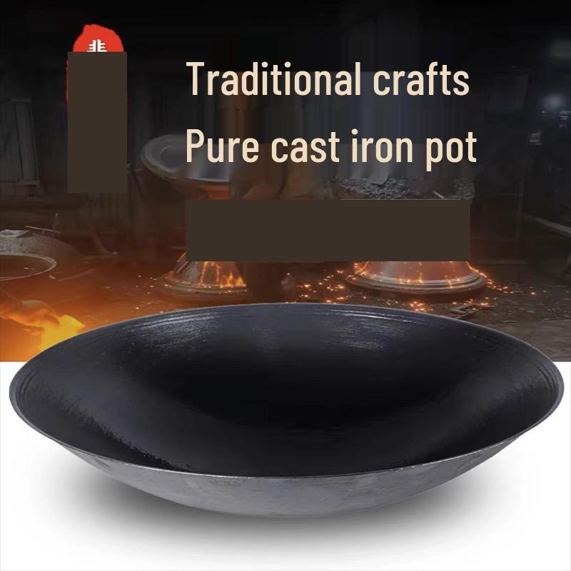 

GOWKE Traditional Large Cast Iron Cooking Pot