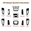 Volkswagen T-Cross Interior Carbon Fiber Gear Console and Door Film Stickers for 20 Models