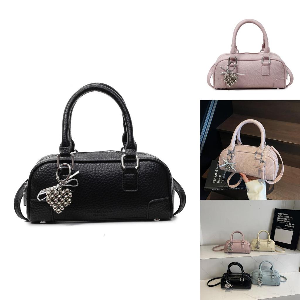 City Style Handbag With Sewn Detail And Soft Structure For Casual Outings