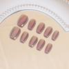Ins Style Press On Nails Butterfly Pearl Handmade Fake Removable Women