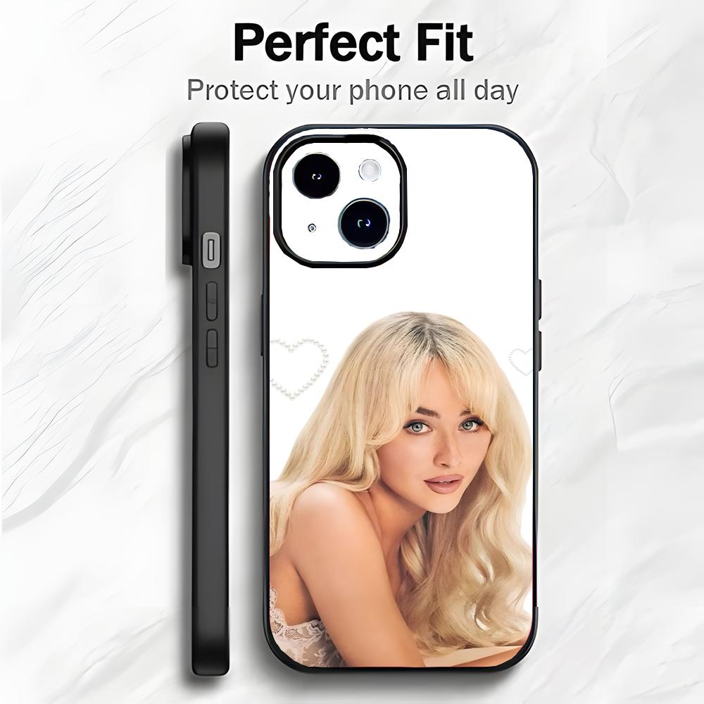Pop Beautiful Singer S-Sabrina Carpenter Phone Case Phone Case Soft Packaging Lightweight For iPhone17 16 15 14 13ProMax