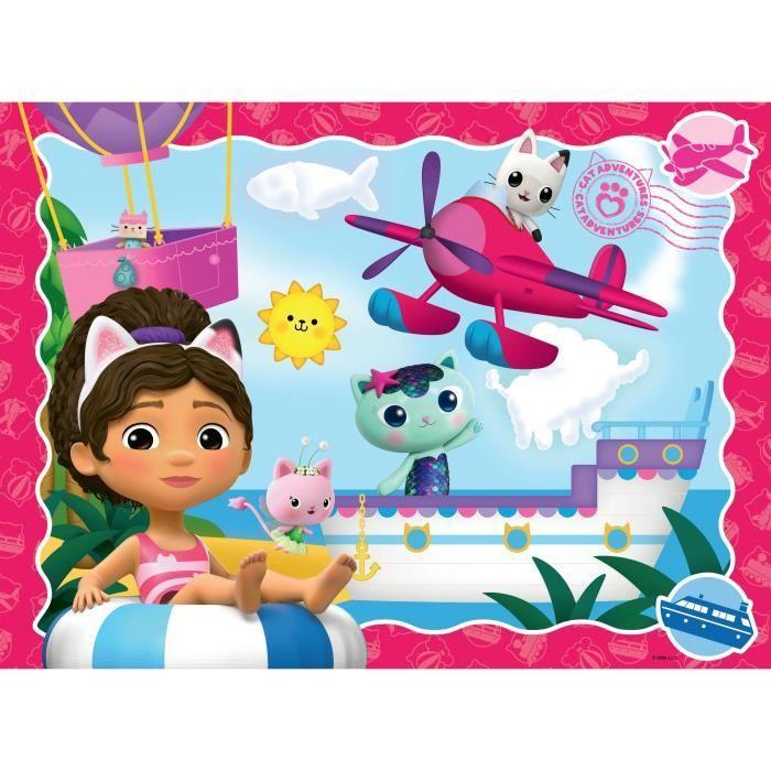 100 Piece XXL Puzzle The Adventure of the Cats! / Gabby's Dollhouse, From 6 Years Old, Children's Puzzle, 12001053, Ravensburger