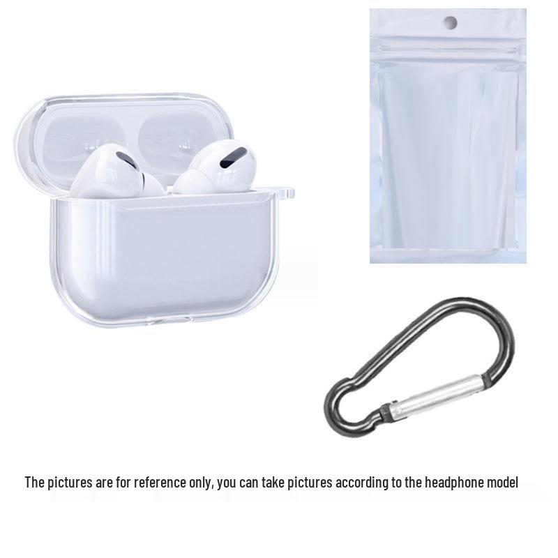 Soft Shell AirPods Pro 2 Transparent Protective Cover Suitable for Apple Earphones - 4th & 5th Generation Case