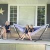 Portable Hanging Hammock Indoor Home Bedroom Hammock Lazy Chair Travel Outdoor Camping Swing Chair Thick Canvas Bed Hammocks