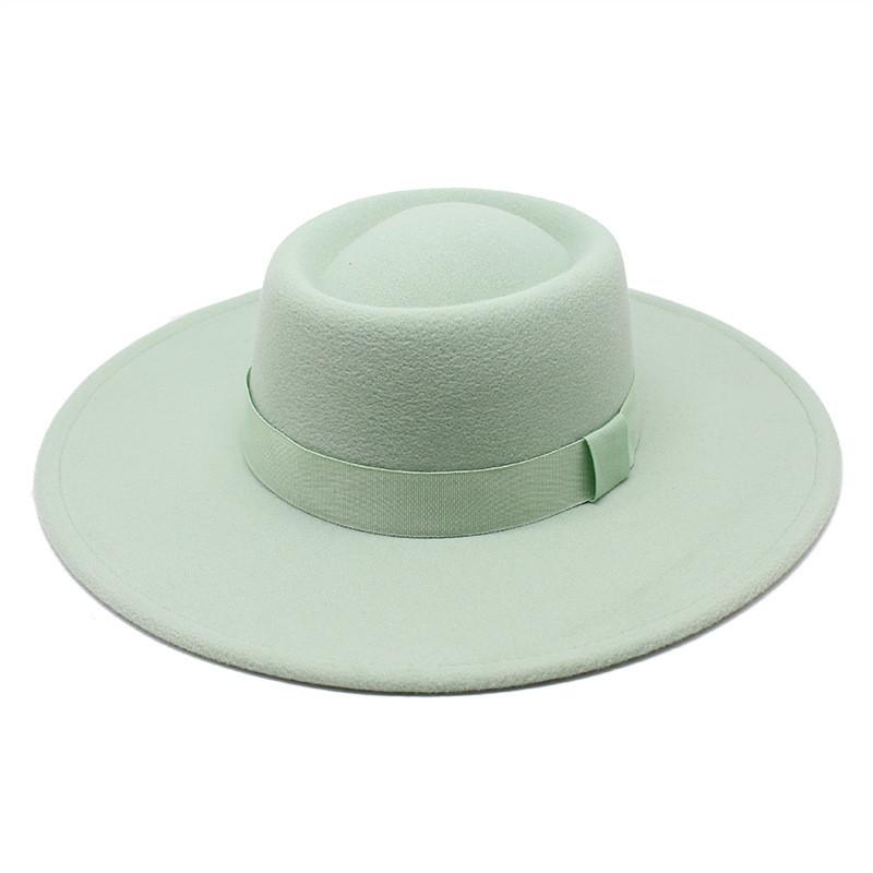 Wool Felt Bowler Hat For Men Women With Wide Brim Sun Protection And Breathability