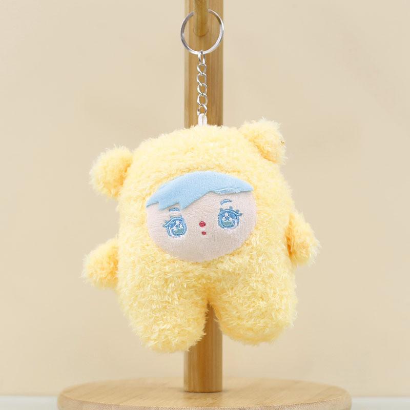 Adorable Plush Doll Keychain Cute Cartoon Bag Charm Stuffed Toy For Kids