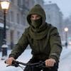 Winter Hood Hat Windproof Breathable Adjustable Drawstring Warmer Winter Hood Hat For Cold Weather Cycling Outdoor Work Hiking