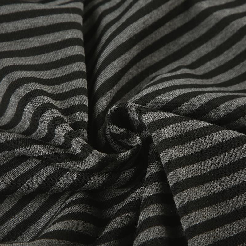 VAYLA Korean Fashion Striped V-Neck With Buttons Slimming T-shirts Women's Summer Short Sleeve Top Tees Y2K Aesthetics New