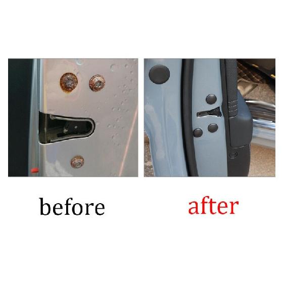 For Hyundai Elantra 2021-2025 Black Matte Car Door Lock Screw Protector Cover