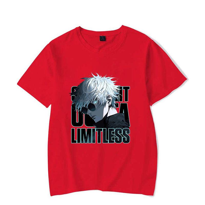 New Anime Gojo Satoru Print Casual T-shirt Women Men T Shirt Summer Casual Short Sleeve Harajuku Tops Unisex Tops