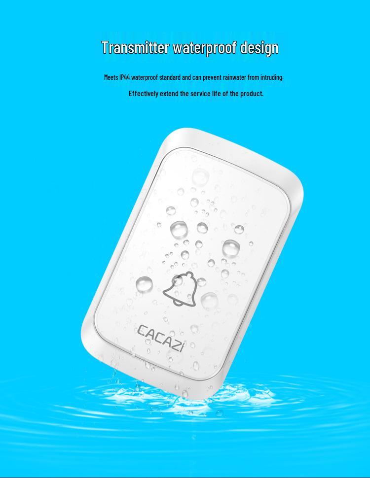 Smart Wireless Home Doorbell, Long-Range, Waterproof, 58 Melodies with Memory