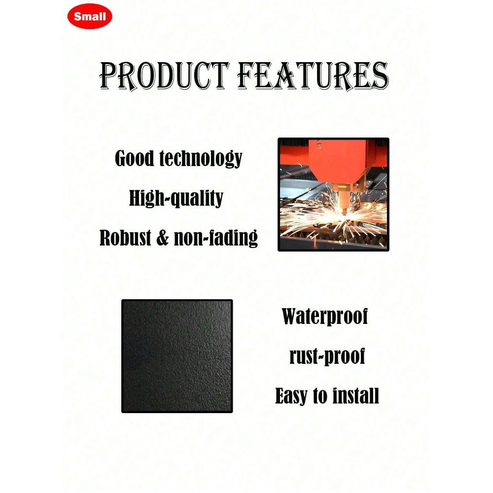 Vintage Metal Wall Art Plaque Decor For Home Office Kitchen