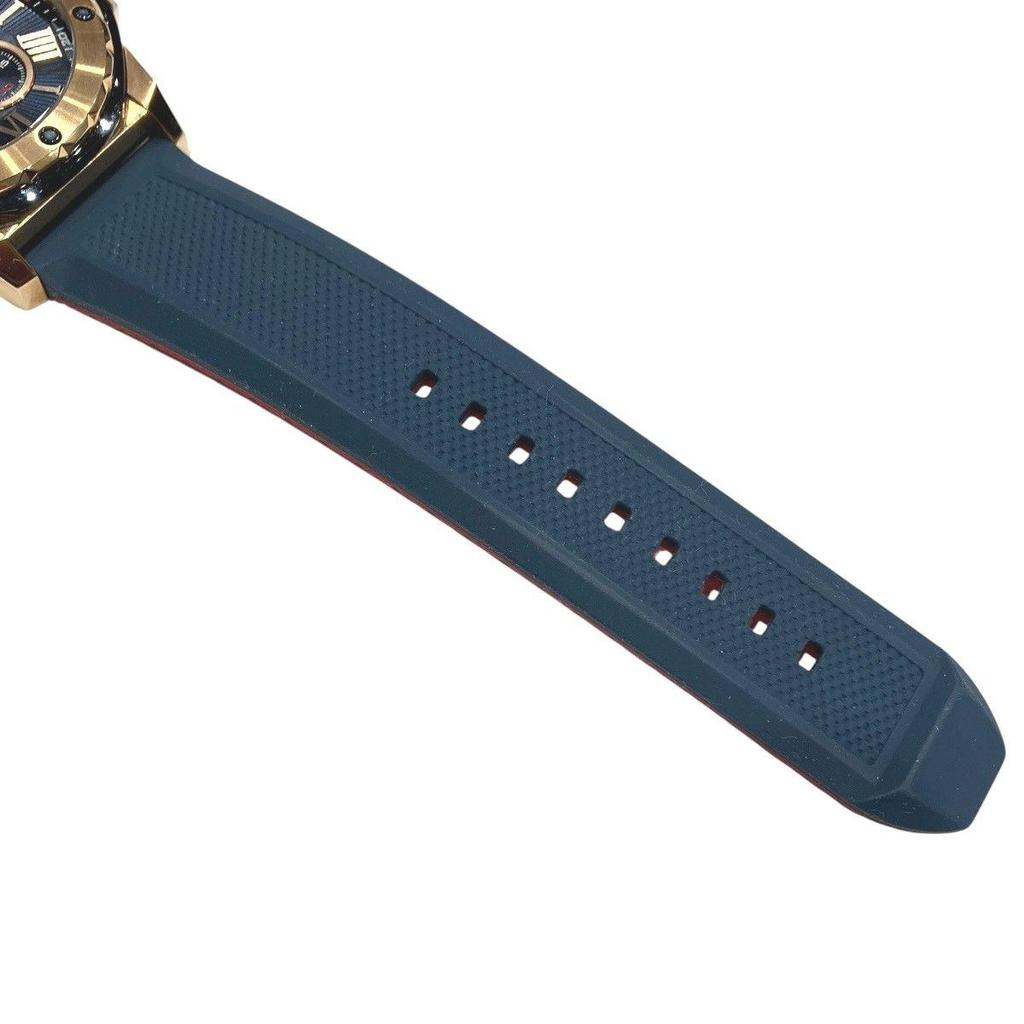 Used Bulova Marine Star Watch Total Weight Approx. 123.4g SS Rubber Automatic Navy Dial 98A227 Men's