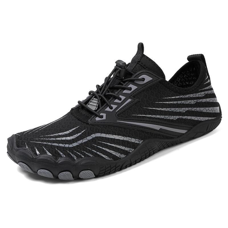 New outdoor couple fishing shoes swimming shoes wading creek shoes casual running five-finger shoes men's beach shoes