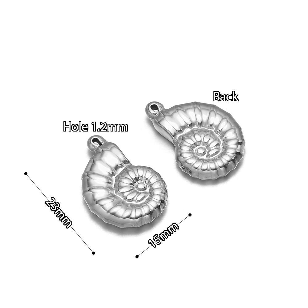 5Pcs Summer Ocean Dolphin Seahorse Crab Turtles Stainless Steel Pendant for DIY Earrings Making Necklace Bracelet Accessories