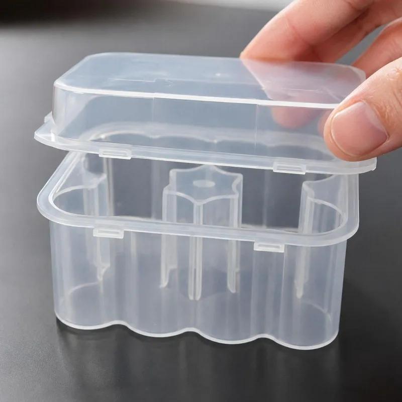 1/10x Transparent Plastic Vial Holder Tray Medical Glass Vial Lab Sample Bottle Storage Box Portable Powder Vial Organizer Case