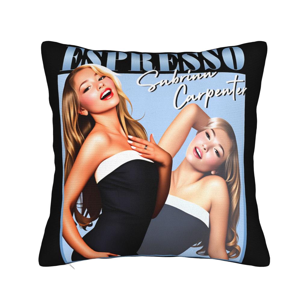 Sabrina Carpenter American Singer Pillow Case  Graphic Pillow Cover For Sofa Bedroom Home Decor Funny Pillowcases