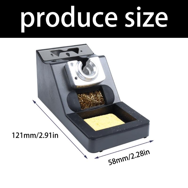 Metal Soldering Iron Stand Organizers Rack Featuring 5 Minutes Sleep Timer Tool Organizers For Precise Electronics Work