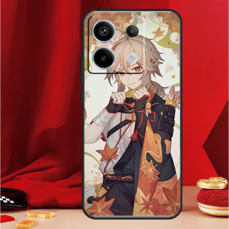 Genshin Impact Kaedehara Kazuha Case For Xiaomi Redmi Note 9 10 11 12 13 Pro Plus 9S 10S 11S 12S Redmi 12 10C 9C 13C Coque