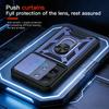KEYSION Shockproof Armor Case for Xiaomi POCO X8 Pro Max Slide Camera Lens Protection Ring Stand Phone Cover for POCO X8 Pro Max