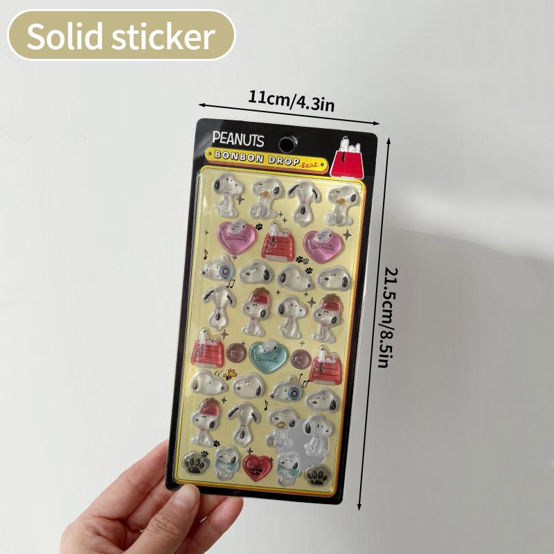 Sanrio Cartoon Sticker Hello Kitty Kuromi My Melody Aesthetic Sticker Cinnamoroll DIY Scrapbook Bonbon Drop Decal Party Favor