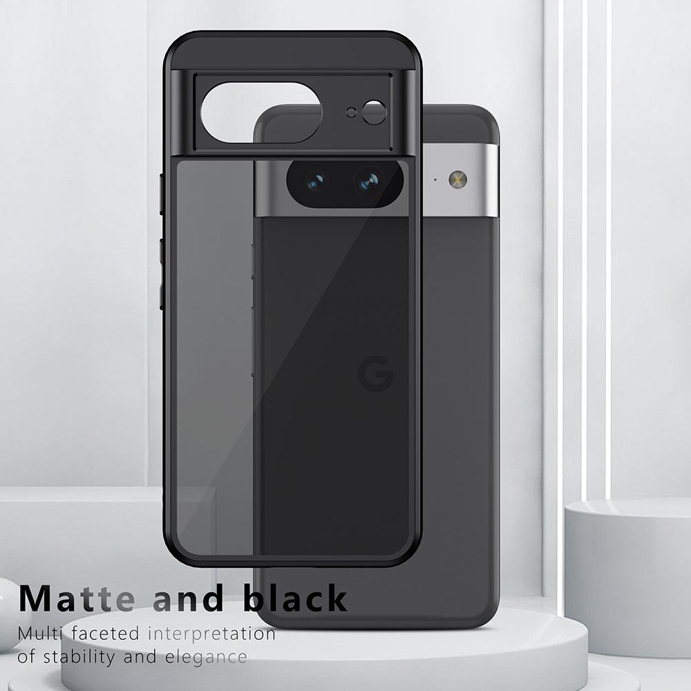 For Google Pixel 8a Case TPU+PC 2-in-1 Matte Skin-touch Phone Cover