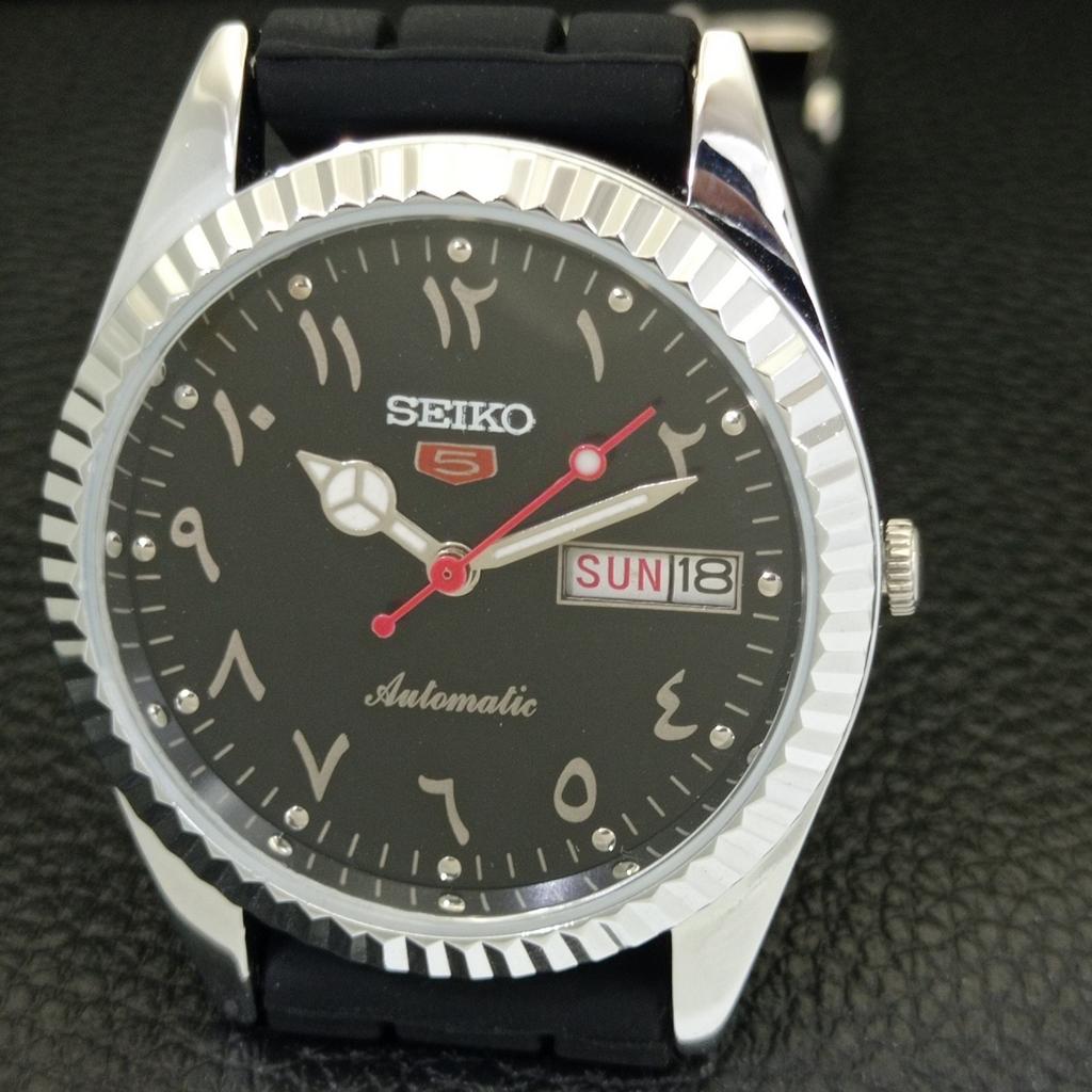 AUTOMATIC VINTAGE REFURBISHED SEIKO 5 JAPAN 6309A MENS ARABIC WATCH A441470-5 Sk-a441470
