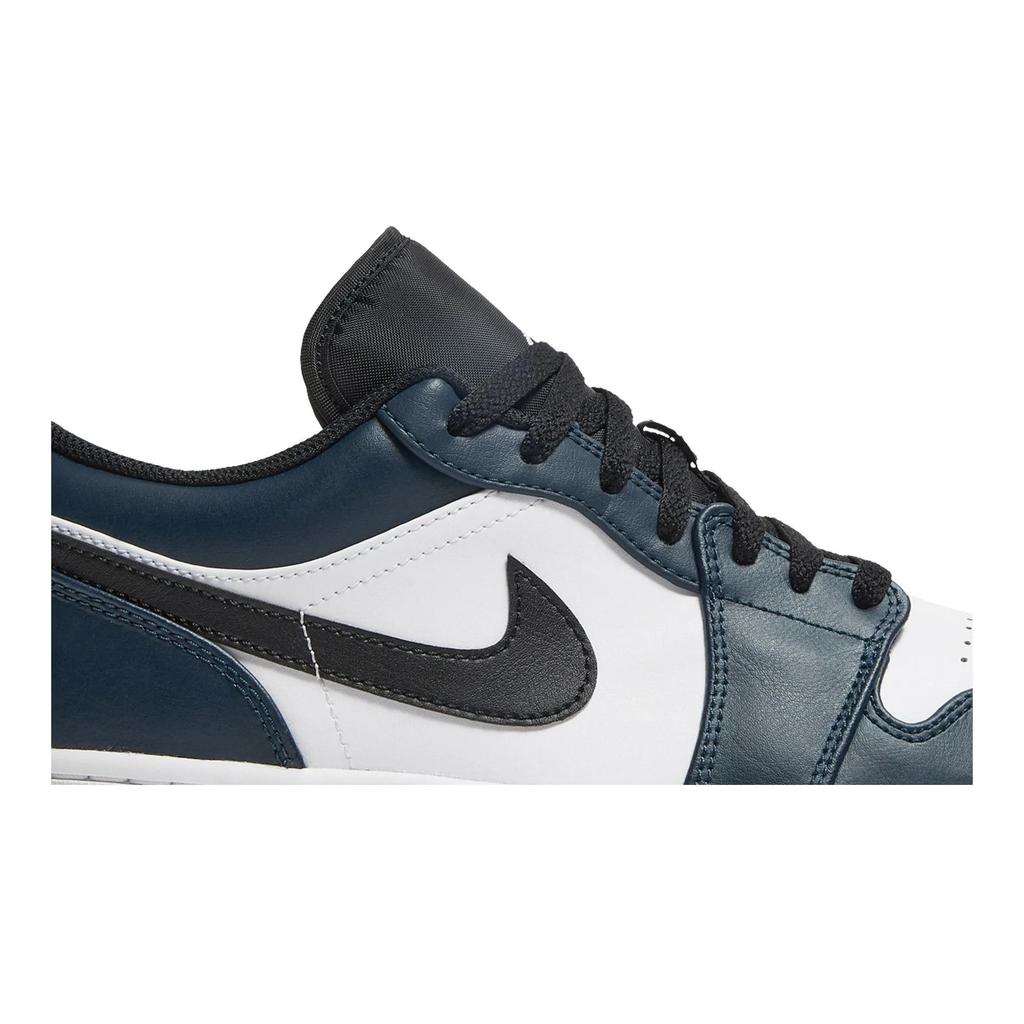 Air Jordan 1 Low 'Dark Teal' (Unisex) Armory Navy / White / Black Vintage Basketball Shoes 553558 411