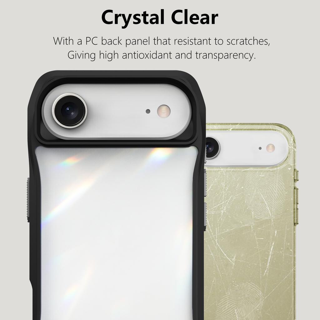 For iPhone 17 Air Case Anti-Scratch TPU+PC Hybrid Phone Cover
