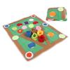 Dog Snuffle Pad Slow Eating Boredom Relief Soft Pool Ball Puppy Sniffing Mat Puzzle Toy for Smell