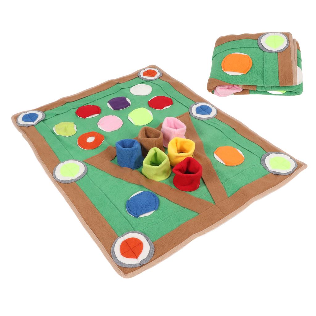 Dog Snuffle Pad Slow Eating Boredom Relief Soft Pool Ball Puppy Sniffing Mat Puzzle Toy for Smell