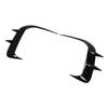 Front Bumper Spoiler Fog Light Trim Gloss Black Sporty Decorative Auto Front Air Vent Splitters for