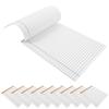 10Pcs Legal Pads 203x280mm 30 Pages Yellow Tearable Ruled Notepads for Home School Office Memo Writing Legal Notepads
