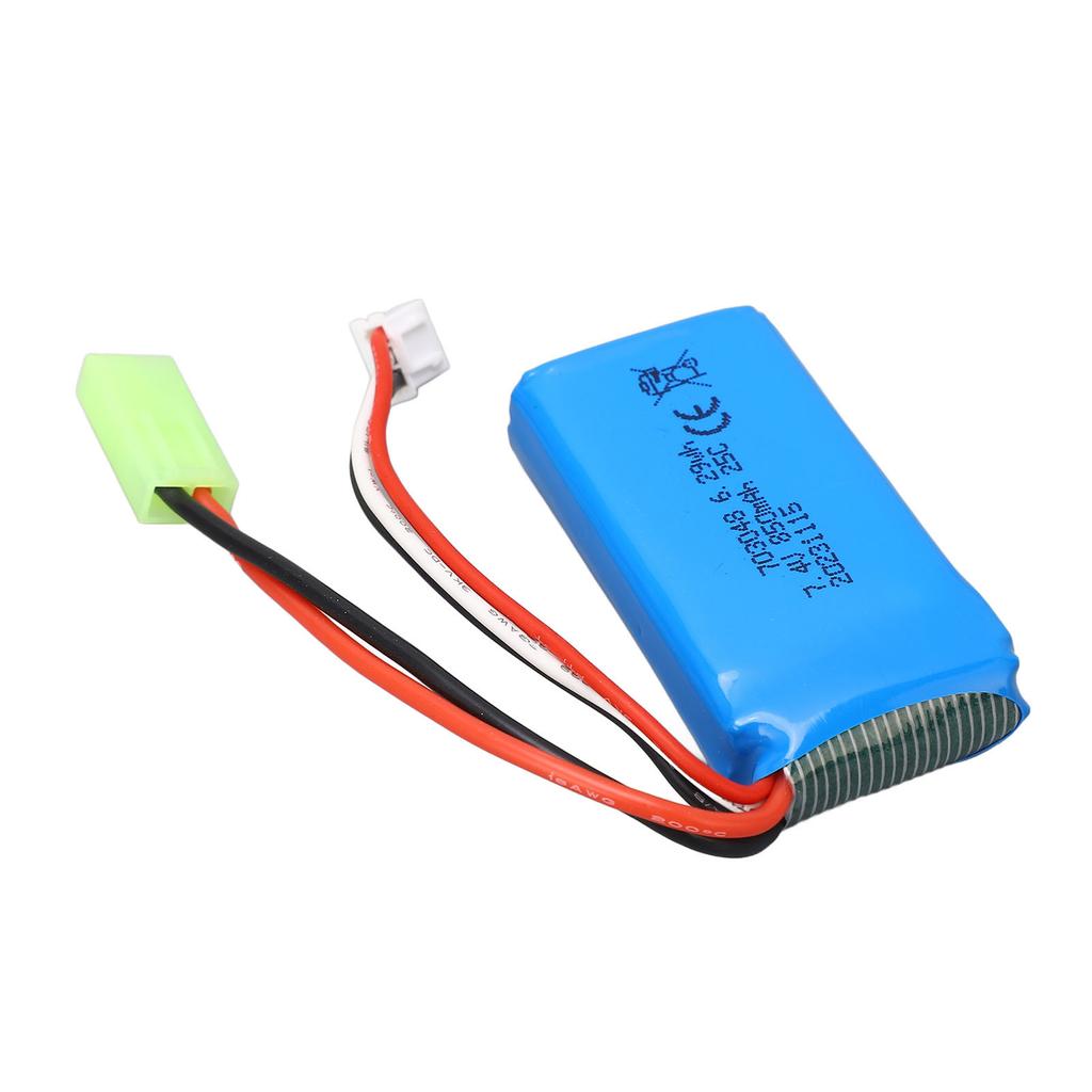 7.4V 850mAh Lithium Battery 703048 for WLToys V912 V262 V333 V353 BQ202 RC Airplane Replacement Batt