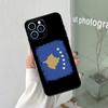 Kosovo National Flag Silicone Soft Case For iPhone 17 Air 11 14 15 16 Pro Max 12 13 Mini 16e 16 Plus Back Cover