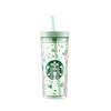 Starbucks Green Wilderness Series Straw Tumbler 473ml